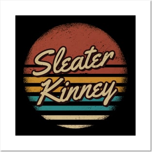 Sleater Kinney Retro Style Posters and Art